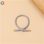 (  gray) Korean style pattern rope brief temperament small fresh circle high elasticity all-Purpose head rope