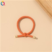 (  orange) Korean style pattern rope brief temperament small fresh circle high elasticity all-Purpose head rope