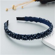 ( blue) eadband Korean style brilliant crystal eadband brief eadband