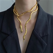 ( Gold necklace)  Collar Alloy necklace  snake bracelet  snake necklace
