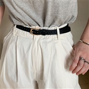 ( black) retro samll belt brief all-Purpose ornament belt woman Cowboy summer belt color hollow