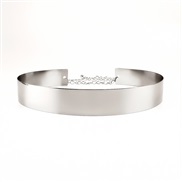 (60-80cm)( Silver.) occidental style sequin Metal width belt  same style woman mirror exaggerating