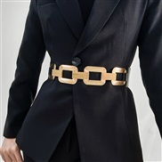 ( black)sweater width belt lady ornament Girdle fashion Tightness big Coat Waist retraction fashion belt