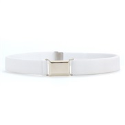 (60-80cm)( white) belt  child elasticity Tightness long short buckle Cowboy belt