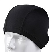 ( black)pure color bathing cap  man woman style high elasticity bathing cap bag
