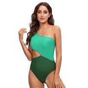 ( green)Swimsuit woman summer Swimwear hollow sexy backless triangle one-piece Swimsuit
