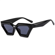 (C  bright black gray  Lens )occidental style fashion sunglass high Sunglasses sunglass