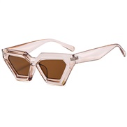 (C  tea  tea  Lens )occdental style fashon sunglass hgh Sunglasses sunglass