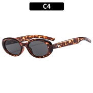 (C  flower gray  Lens )star Ellpseenne style sunglass sunglass Korean style ant-ultravolet Sunglasses