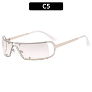 (C  silver frame  Mercury  Lens )occdental styleY sunglass Metal retro woman Sunglasses sunglass