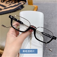 ( Black frame  transparent Lens )Korean style samll sunglass samllns style Sunglasses Eyeglass frame