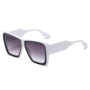 ( while frame Gradual change gray )occdental style sunglass man trend fashon sunglassns ant-ultravolet Sunglasses