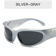( silver frame  gray  Lens )trend sport sunglass occdental styleY fashon Sunglasses man woman