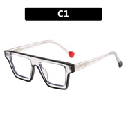 ( transparent while )square circle spectaclesR Anti blue light personality fashionns Eyeglass frame