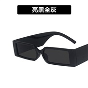 ( bright black gray )retro samll square sunglass occidental style trend Sunglasses personality