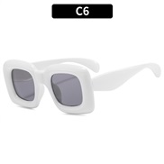 (C  while frame gray  Lens )occdental style chldren square sunglass  samll Sunglasses man woman