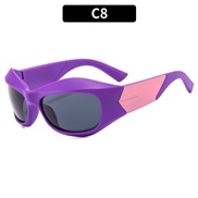 (C  purple  purple frame )occdental styleY sunglass man woman Sunglasses