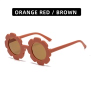 (C  red  frame  tea  Lens )chldren sun flower fashon lovely Sunglasses super man woman sunglass samll multcolor sunglass