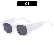 (C  while frame gray  Lens )occdental style sunglass  personalty wdth ant-ultravolet Sunglasses