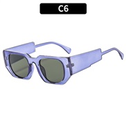 (C  purple Dark green Lens )occdental style sunglass  personalty wdth ant-ultravolet Sunglasses