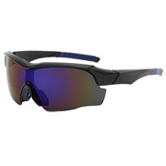 ( Black frame  blue )man style sport sunglass lady Outdoor Sunglasses occdental style