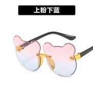 ( pink blue )chldren sunglass  fashon lovely cartoon samll Sunglasses  man grl ant-ultravolet