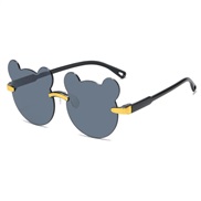 ( gold  gray  Lens )chldren sunglass  fashon lovely cartoon samll Sunglasses  man grl ant-ultravolet
