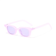( purple  frame  purple  Lens ) personalty sunglass  fashon cat sunglass ladyns Sunglasses ant-ultravolet