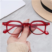 ( red  frame ) style trend Rce nal ornament day Korean style fashon bref