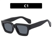 ( bright black gray ) square samll sunglass fashion sunglass occidental style personality Sunglasses