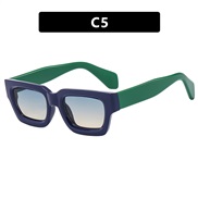 ( blue  frame ) square samll sunglass fashon sunglass occdental style personalty Sunglasses
