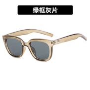 ( frame  gray  Lens )cat sunglass square star Sunglasses woman Korean style hghns ant-ultravolet retro