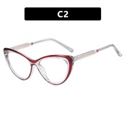 ( red  frame )cat Eyeglass frame spectacles Ant blue lghtR retro