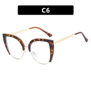 ( leopard print while  Lens )cat spectacles Ant blue lght occdental stylens retro trend Eyeglass frame