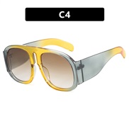 ( Yellow and green tea ) sunglassns woman occdental style sunglass trend personalty Sunglasses