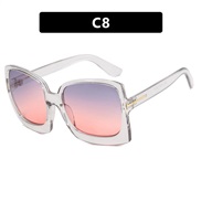 ( Light gray)ord square sunglass occdental style sunglass retro Sunglasses fashon