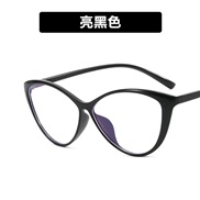 ( bright black while  Lens )super cat occidental style spectacles