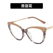 R Anti blue light cat retro Eyeglass frame personality spectacles occidental style Metal trend