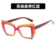 ( tea  red  blue ) spectacles Anti blue lightR Eyeglass frame personalityns occidental style