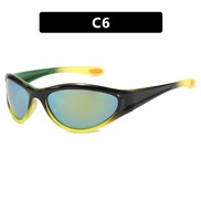 ( Gradual change)SunglassesY style sunglass ant-ultravolet Outdoor sunglass