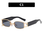 ( gold frame  gray  Lens ) sunglass samll Metal square Sunglasses fashion personality sunglass man woman
