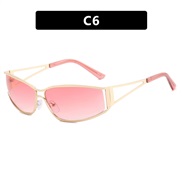 ( gold  pink) occdental styleY hollow sunglass retro sunglass personalty Sunglasses woman