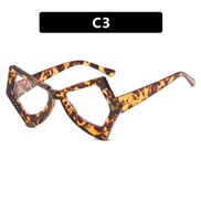 ( leopard print while  Lens )Ant blue lght spectacles cat butterfly Eyeglass frame