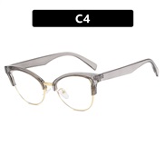 ( transparent grey)occdental style cat spectacles Ant blue lght personalty fashon trend Eyeglass framens