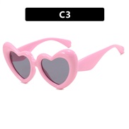 ( purple frame  gray  Lens )love surface sunglass sunglass hgh Sunglasses woman occdental style