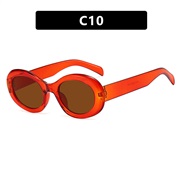 ( transparent tea  Lens ) Ellpse sunglass Sunglasses hgh sunglass ant-ultravolet woman