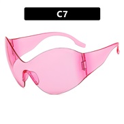 ( Pink) sunglass sunglass occdental styleY Sunglasses