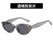 ( transparent grey gray  Lens )retro cat samll Sunglasses woman hgh ant-ultravolet sunglass