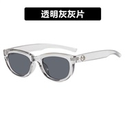 ( transparent grey gray  Lens ) Ellpse sunglass Sunglasses Korean style samll sunglass