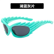 ( Lake blue gray  Lens ) sunglassYk occdental style personalty wngs Sunglassesns trend sunglass woman